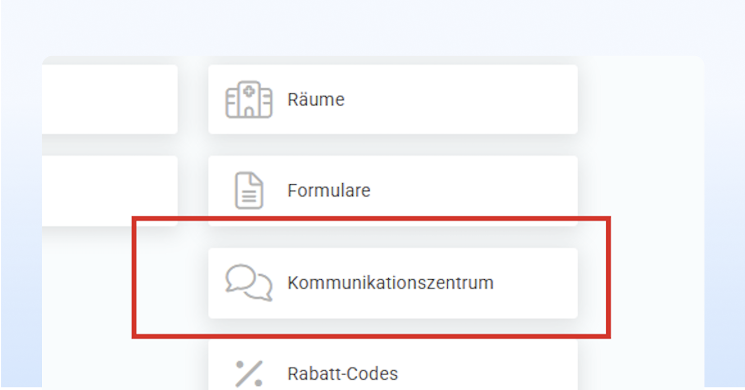 Über das Kommunikationszentrum
